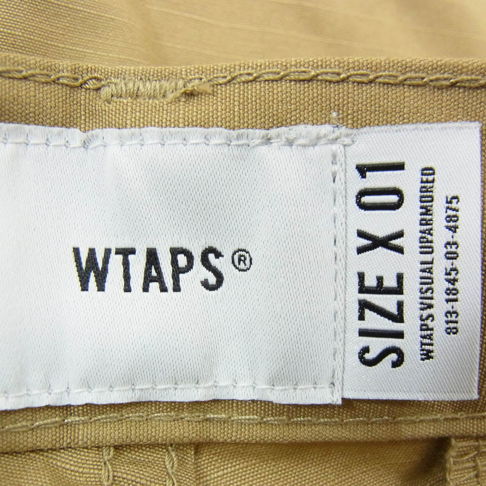 WTAPS ダブルタップス 21SS 211WVDT-PTM02 JUNGLE STOCK TROUSERS ジャングルストック トラウザーズ カーゴパンツ ベージュ系 X01【極上美品】【中古】