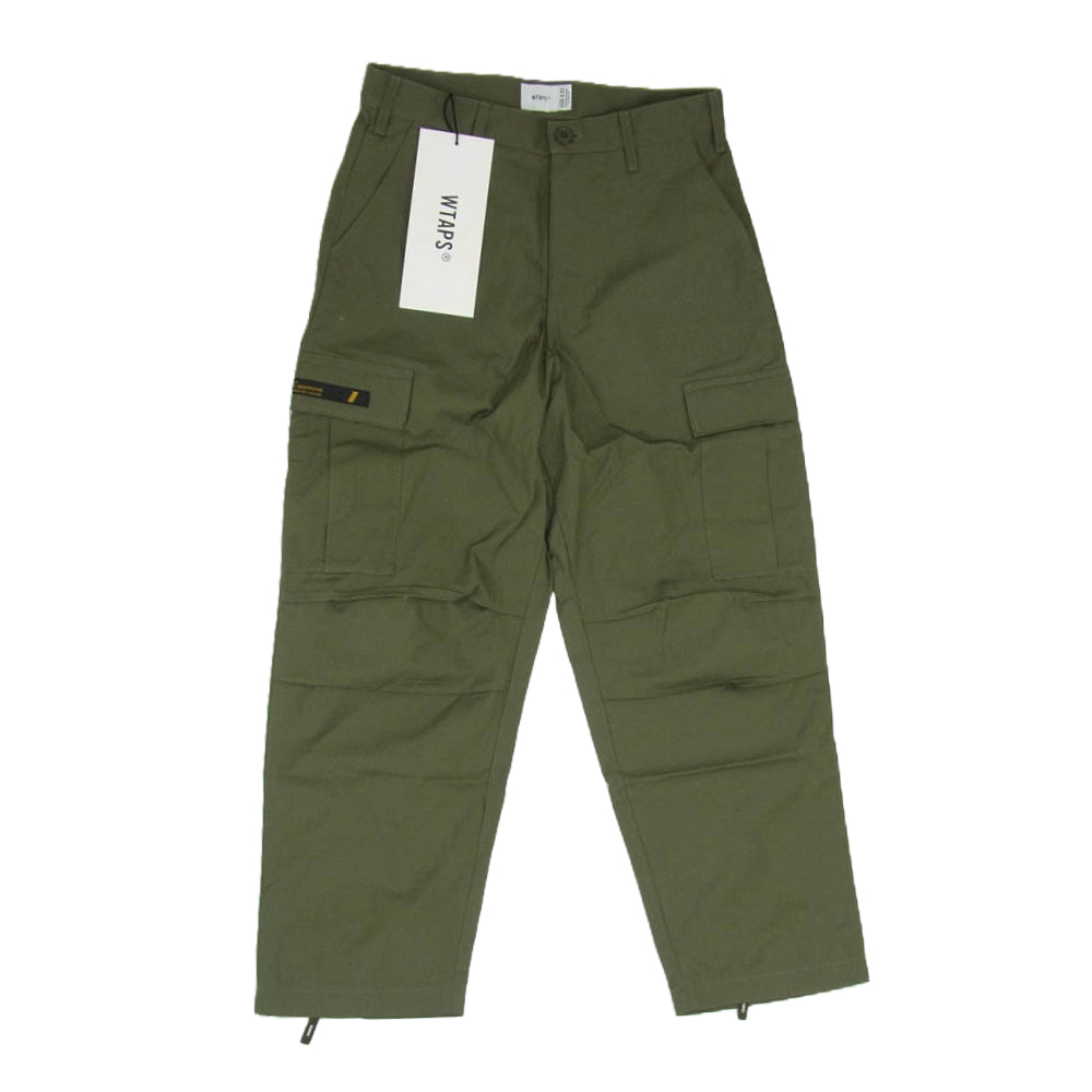 WTAPS ダブルタップス 21SS 211WVDT-PTM02 JUNGLE STOCK TROUSERS ジャングルストック トラウザーズ カーゴパンツ オリーブ カーキ系 X01【極上美品】【中古】