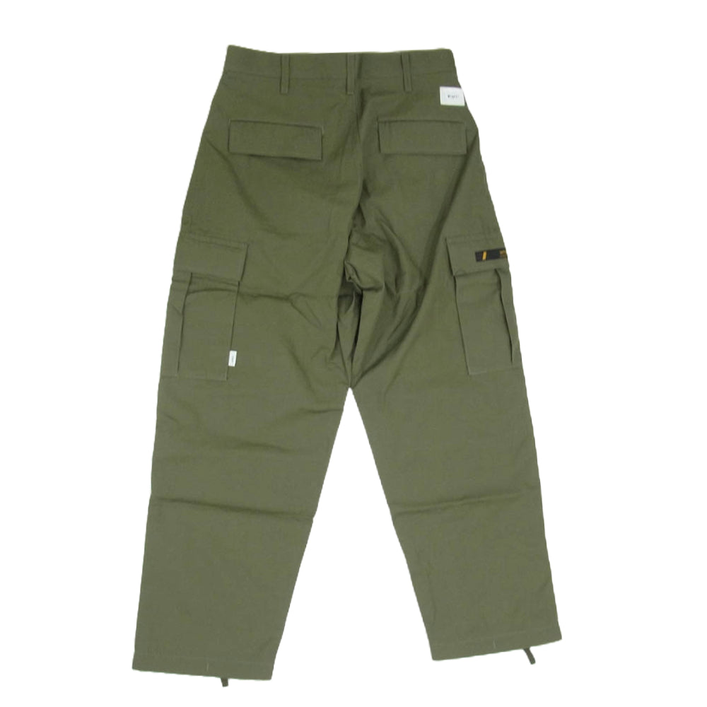 WTAPS ダブルタップス 21SS 211WVDT-PTM02 JUNGLE STOCK TROUSERS ジャングルストック トラウザーズ カーゴパンツ オリーブ カーキ系 X01【極上美品】【中古】