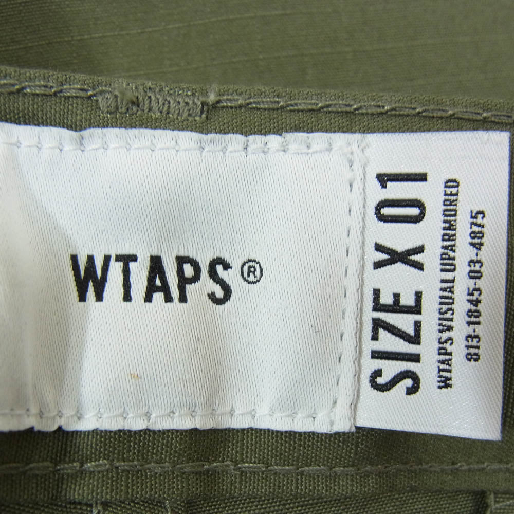 WTAPS ダブルタップス 21SS 211WVDT-PTM02 JUNGLE STOCK TROUSERS ジャングルストック トラウザーズ カーゴパンツ オリーブ カーキ系 X01【極上美品】【中古】
