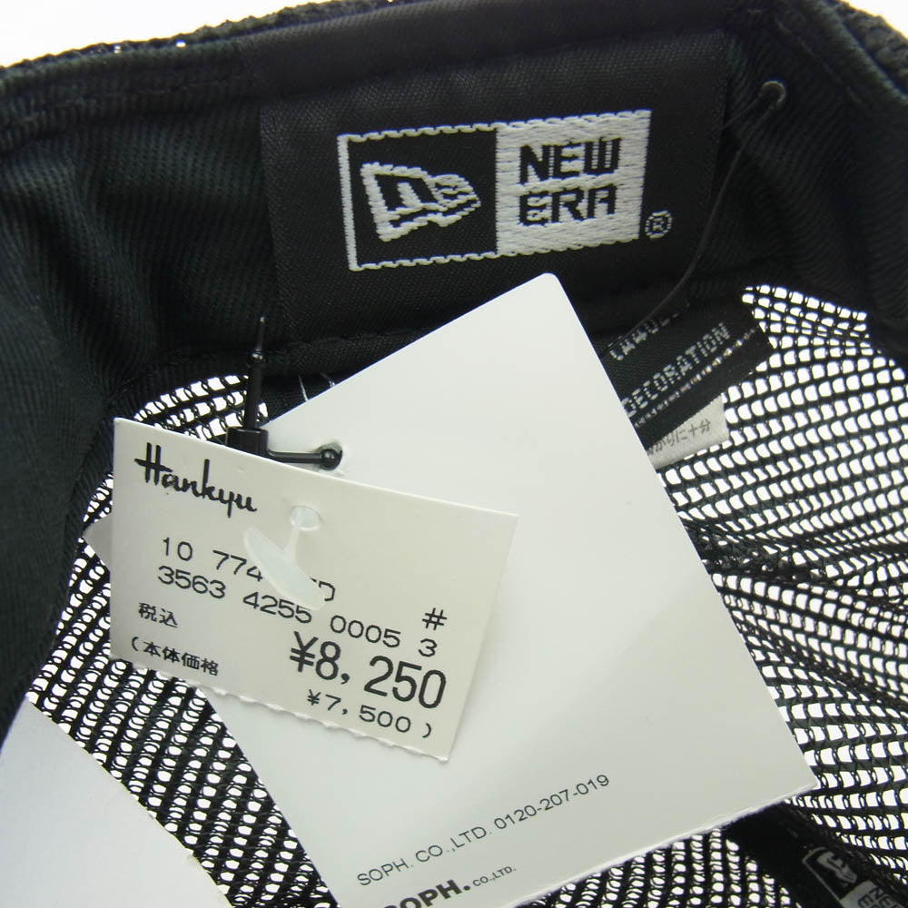 F.C.R.B. エフシーアールビー × NEW ERA ニューエラ メッシュ キャップ ブラック系【新古品】【未使用】【中古】