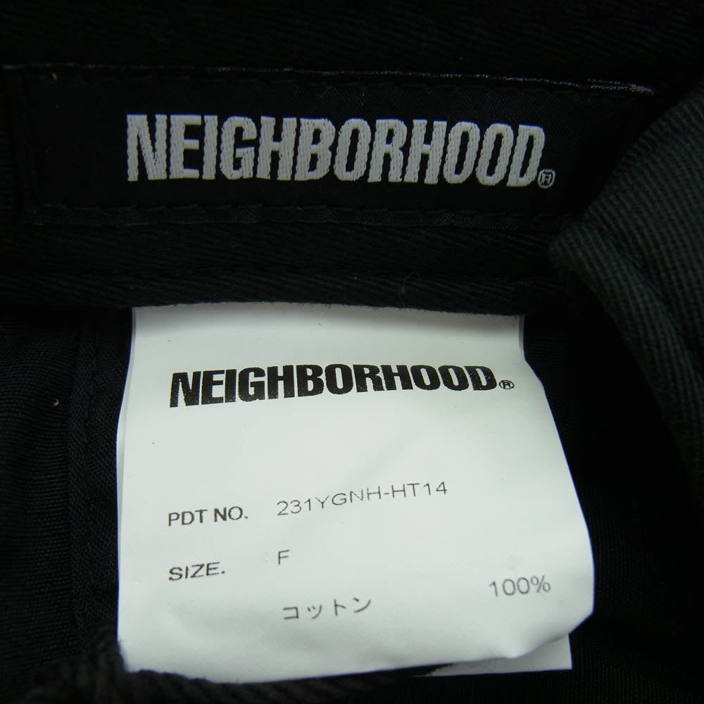 NEIGHBORHOOD ネイバーフッド 23SS 231YGNH-HT14 MIL DAD CAP ダット キャップ ブラック系【極上美品】【中古】