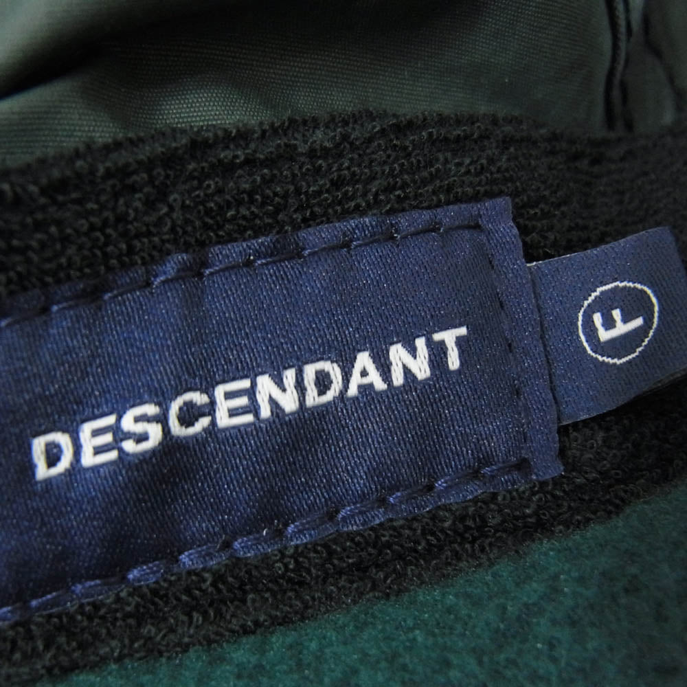 DESCENDANT ディセンダント 23AW 232EMDS-HT05 CETUS TRAPPER 5PANEL シータス トラッパー ナイロン キャップ グリーン系 F【新古品】【未使用】【中古】