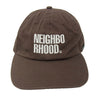 NEIGHBORHOOD ネイバーフッド 24SS 241YGNH-HT04S DAD CAP コットン ダッド キャップ ブラウン系 F【新古品】【未使用】【中古】