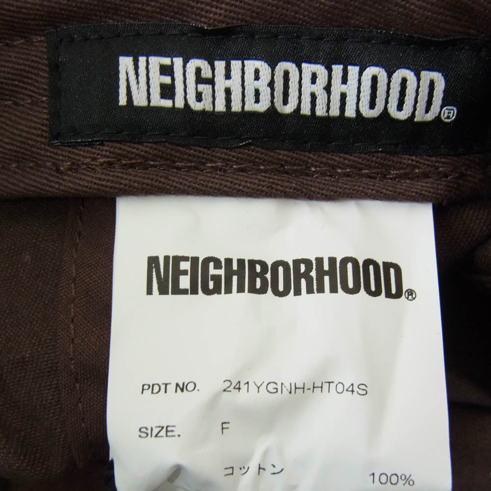 NEIGHBORHOOD ネイバーフッド 24SS 241YGNH-HT04S DAD CAP コットン ダッド キャップ ブラウン系 F【新古品】【未使用】【中古】