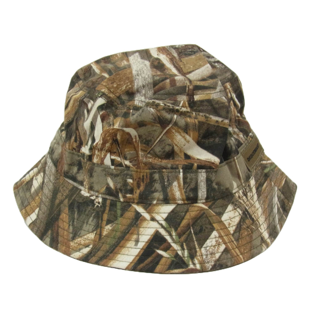 DESCENDANT ディセンダント 22AW 222EMDS-HT01S BOX BUCKET CAMO バケットハット 3 CAMOUFLAGE カモフラージュ カーキ系 4【新古品】【未使用】【中古】
