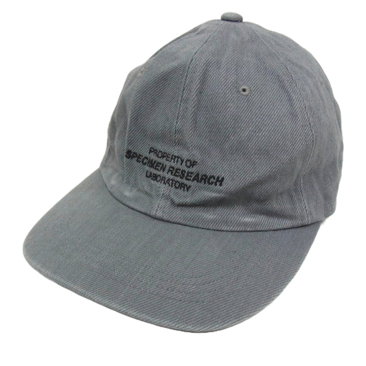 NEIGHBORHOOD ネイバーフッド 222YGNH-HT11 SRL SPECIMEN RESEARCH LABORATORY CAP デニム ダッド キャップ グレー系 F【極上美品】【中古】