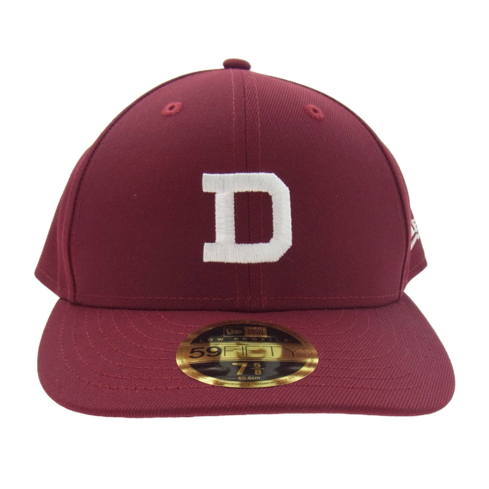 DESCENDANT ディセンダント 24SS 241NEDS-HT01 LETTERD LP 59FIFTY NEW ERA ニューエラ ベースボール キャップ エンジ系 60.6cm【新古品】【未使用】【中古】