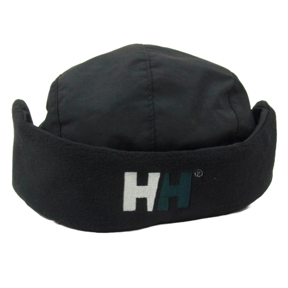 DESCENDANT ディセンダント 24AW 242HHDS-HT01S × HELLY HANSEN ヘリーハンセン VF 5PANEL EAR FLAPS HH x DCDT 帽子 キャップ ブラック系 F【新古品】【未使用】【中古】