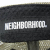 NEIGHBORHOOD ネイバーフッド 23SS 231YGNH-HT02S LOGO PRINT MESH CAP ロゴ プリント メッシュ キャップ カーキ系 F【新古品】【未使用】【中古】