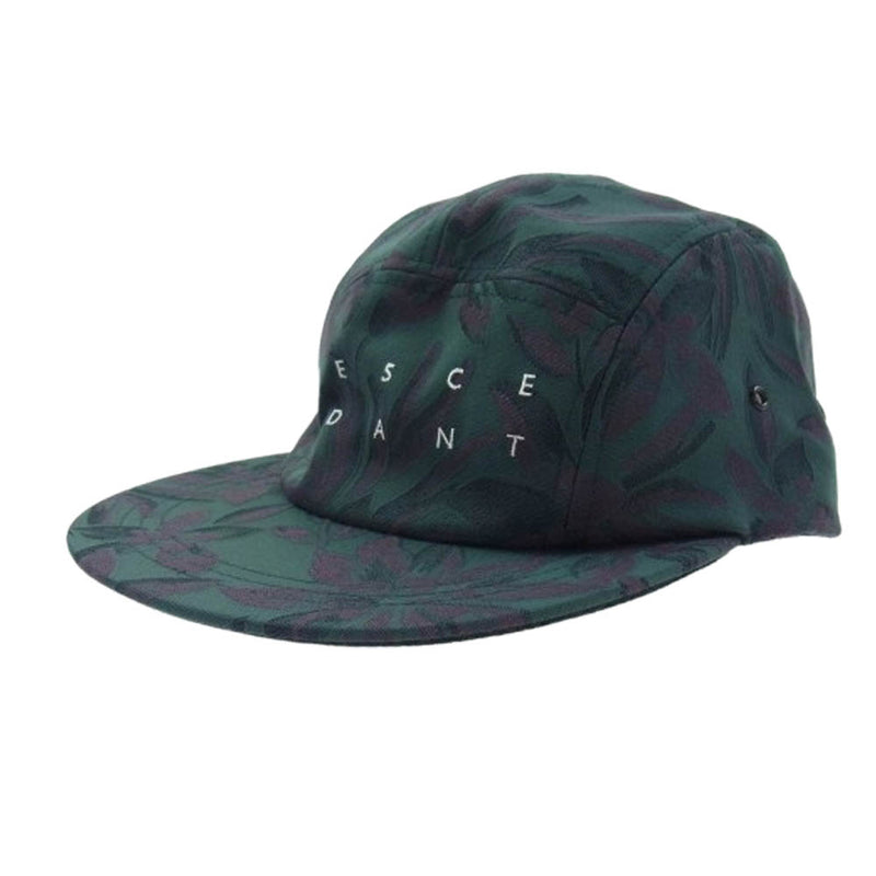 DESCENDANT ディセンダント 24SS 241EMDS-HT04 SEMAPHORE 5PANEL ボタニカル柄 5パネル キャップ グリーン系【新古品】【未使用】【中古】