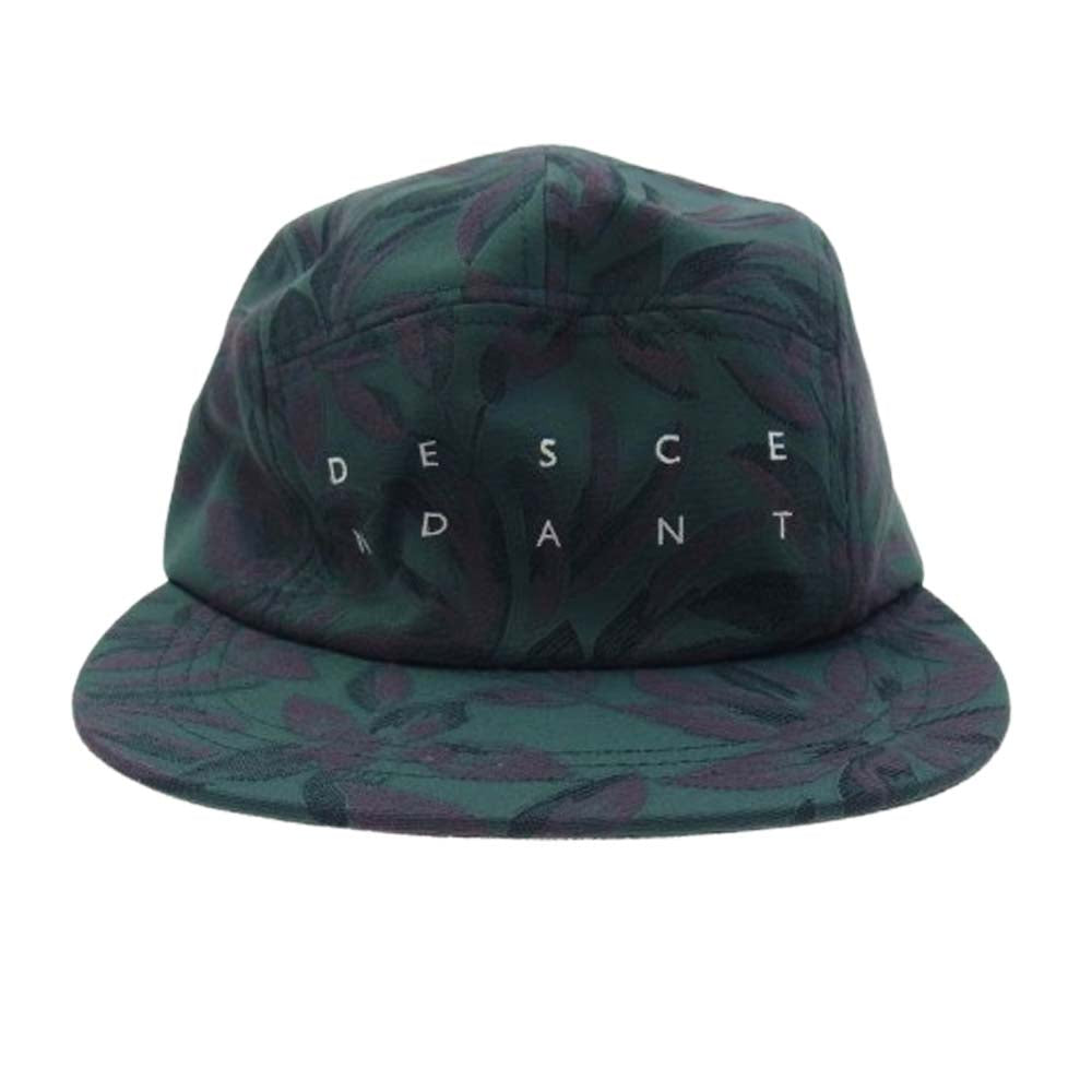 DESCENDANT ディセンダント 24SS 241EMDS-HT04 SEMAPHORE 5PANEL ボタニカル柄 5パネル キャップ グリーン系【新古品】【未使用】【中古】