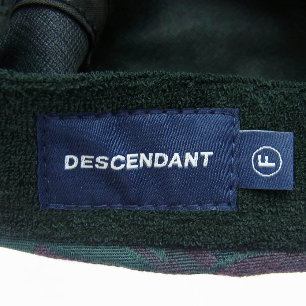 DESCENDANT ディセンダント 24SS 241EMDS-HT04 SEMAPHORE 5PANEL ボタニカル柄 5パネル キャップ グリーン系【新古品】【未使用】【中古】