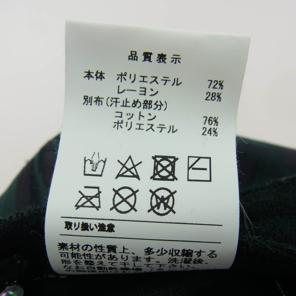 DESCENDANT ディセンダント 24SS 241EMDS-HT04 SEMAPHORE 5PANEL ボタニカル柄 5パネル キャップ グリーン系【新古品】【未使用】【中古】