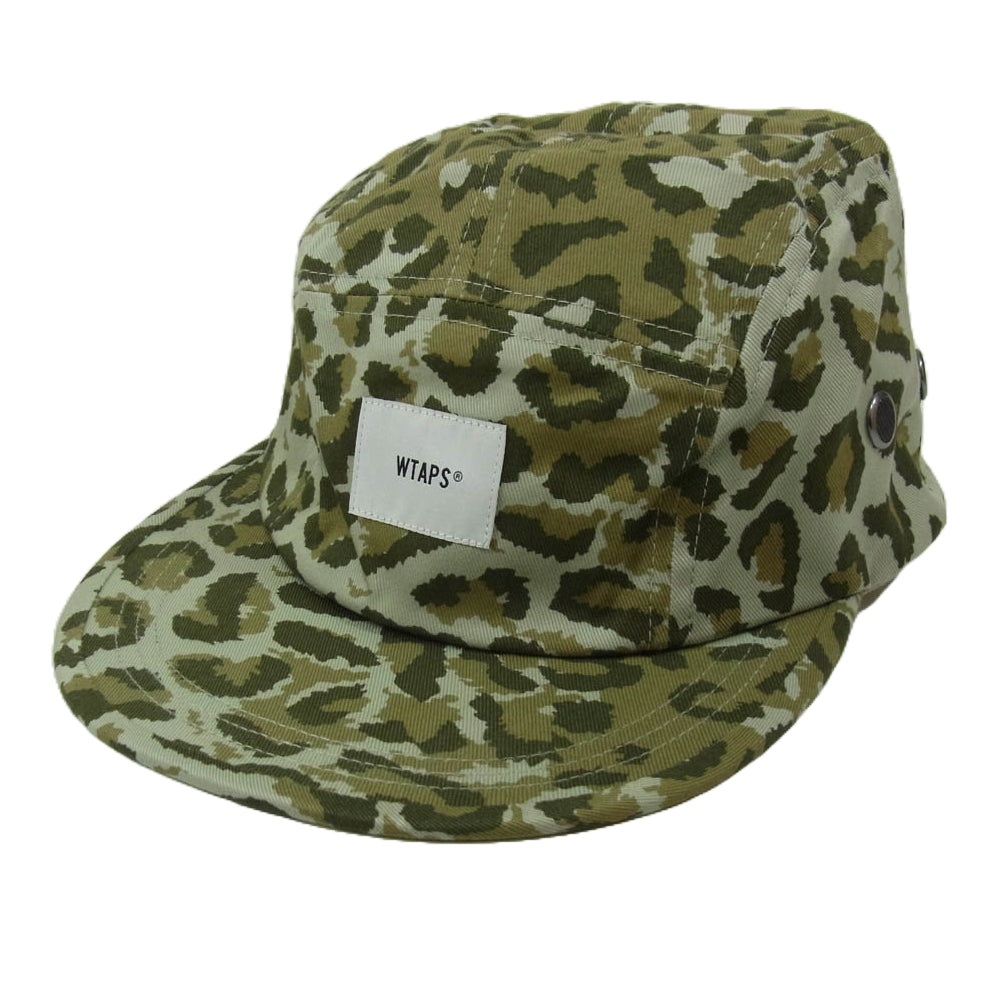 WTAPS ダブルタップス 21SS 211HCDT-HT02 T-5 02/CAP/COTTON.TWILL.CAMO レオパード コットン ツイル キャップ カーキ系 X00【新古品】【未使用】【中古】