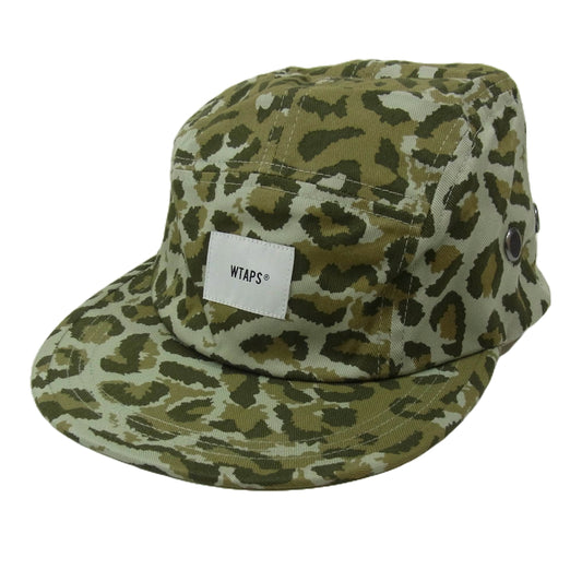 WTAPS ダブルタップス 21SS 211HCDT-HT02 T-5 02/CAP/COTTON.TWILL.CAMO レオパード コットン ツイル キャップ カーキ系 X00【新古品】【未使用】【中古】
