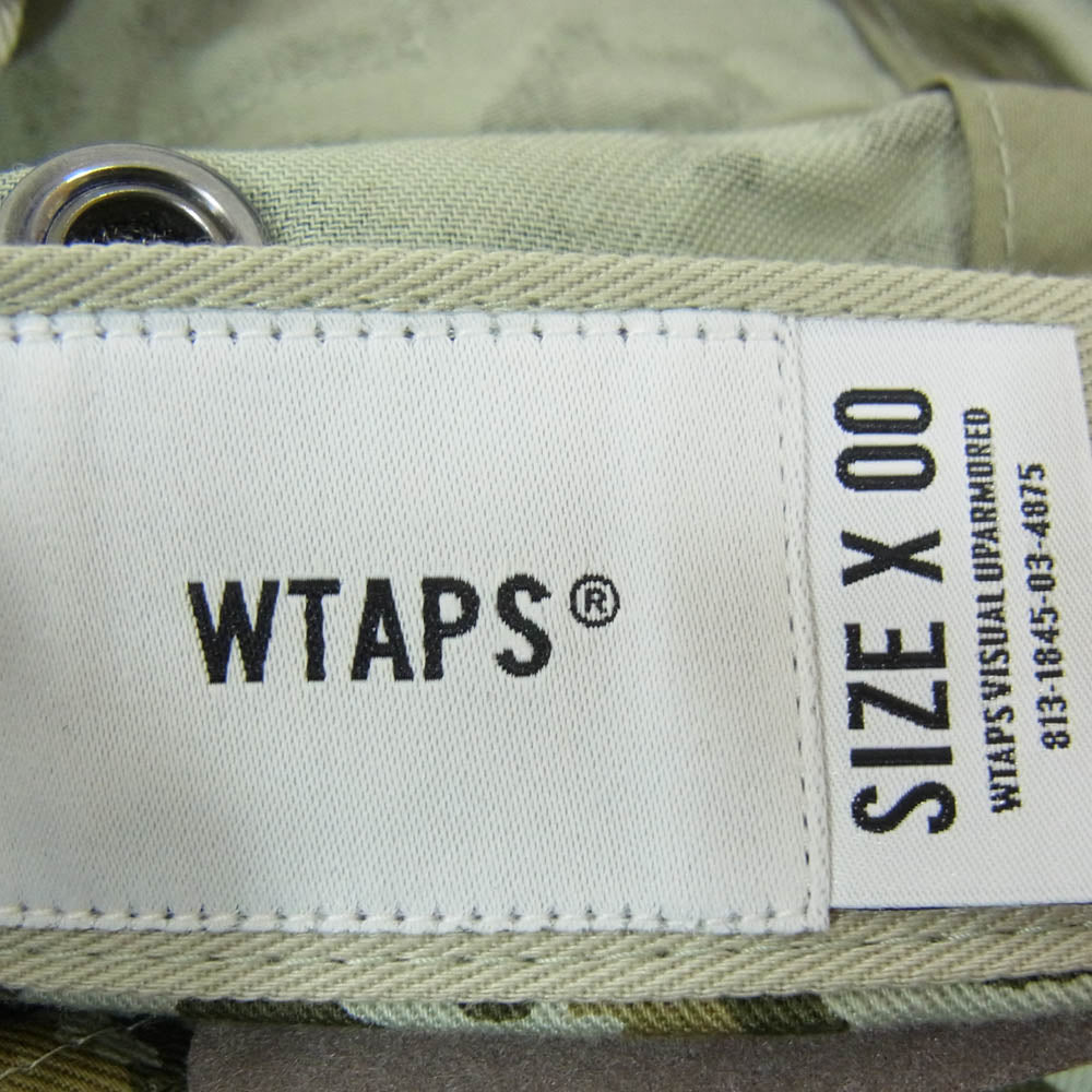 WTAPS ダブルタップス 21SS 211HCDT-HT02 T-5 02/CAP/COTTON.TWILL.CAMO レオパード コットン ツイル キャップ カーキ系 X00【新古品】【未使用】【中古】
