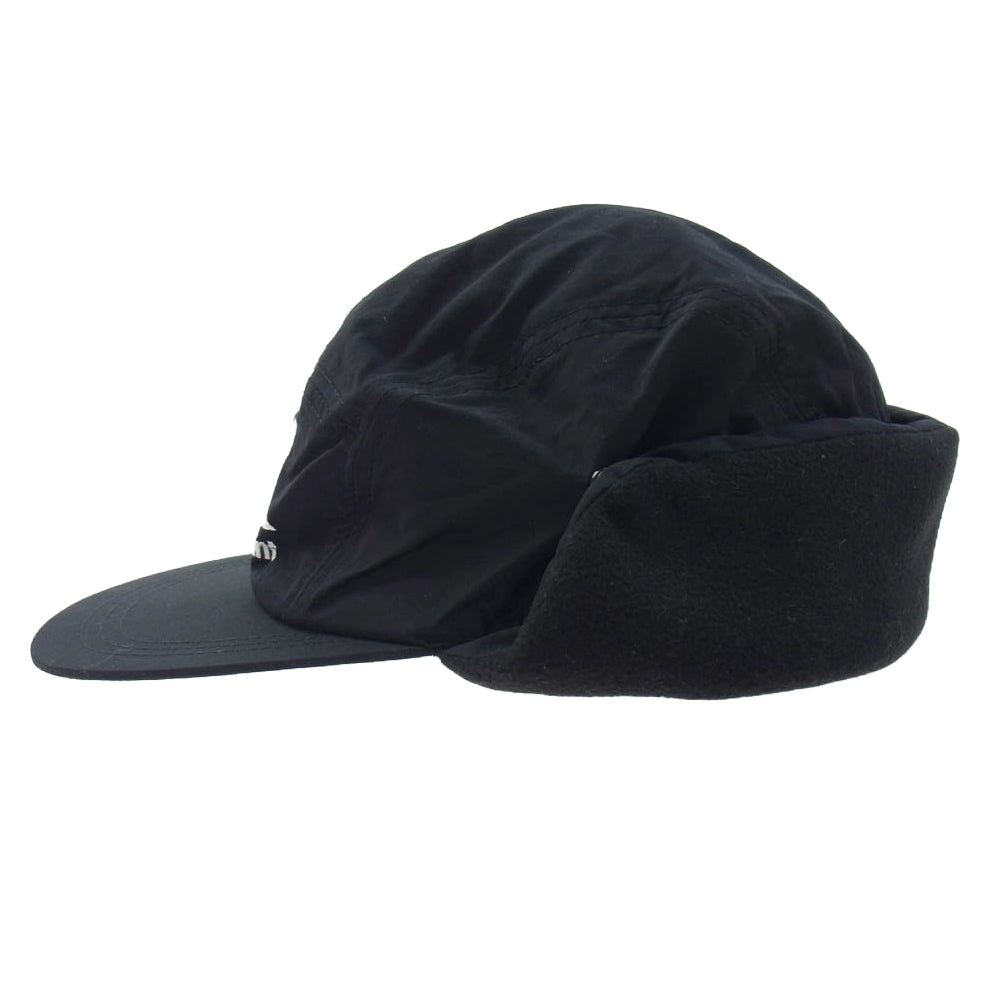 DESCENDANT ディセンダント 23AW 232EMDS-HT05 CETUS TRAPPER 5PANEL シータス トラッパー ナイロン キャップ ブラック ブラック系 F【極上美品】【中古】