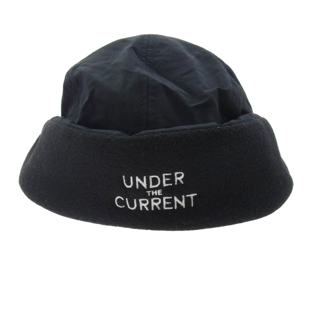 DESCENDANT ディセンダント 23AW 232EMDS-HT05 CETUS TRAPPER 5PANEL シータス トラッパー ナイロン キャップ ブラック ブラック系 F【極上美品】【中古】