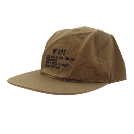 WTAPS ダブルタップス 20SS 201HCDT-HT07 T-6H 02 CAP COTTON. Twill コットン ツイル キャップ 帽子 ブラウン ブラウン系【新古品】【未使用】【中古】