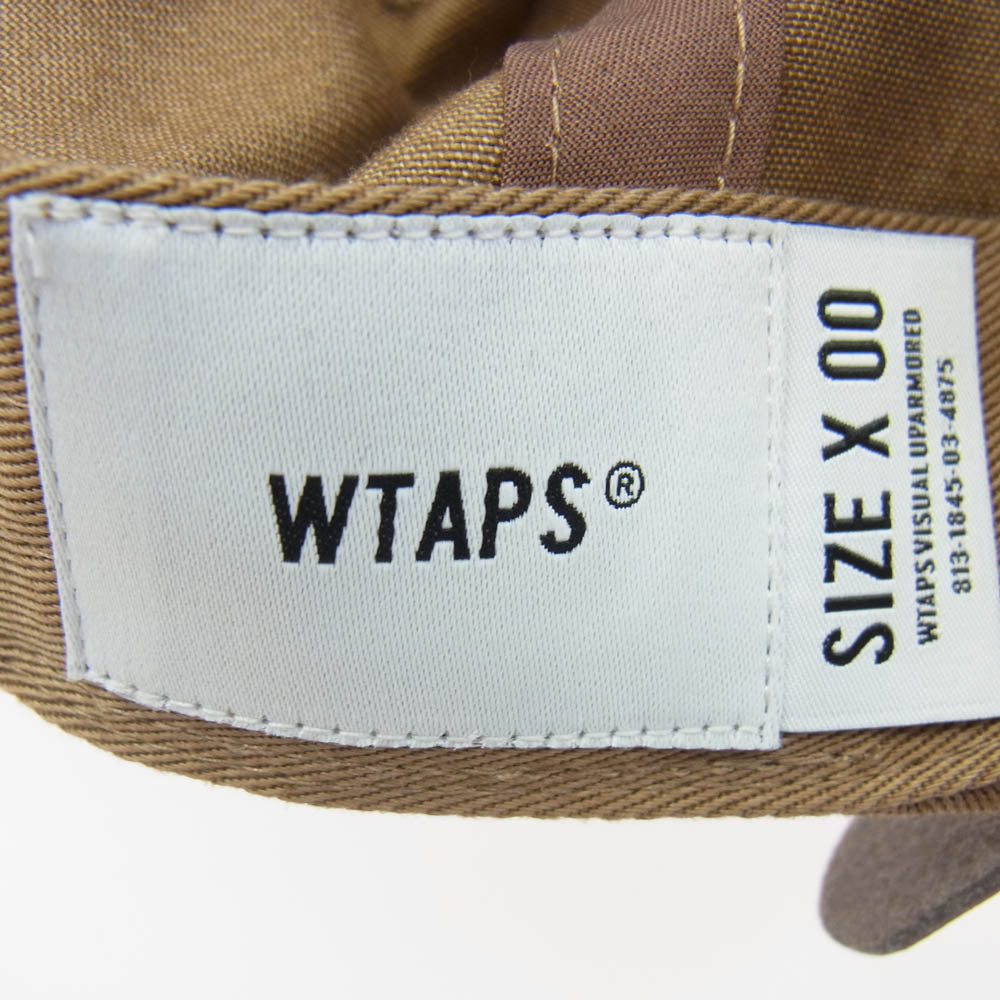 WTAPS ダブルタップス 20SS 201HCDT-HT07 T-6H 02 CAP COTTON. Twill コットン ツイル キャップ 帽子 ブラウン ブラウン系【新古品】【未使用】【中古】