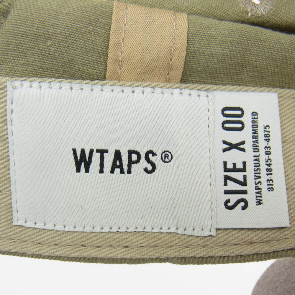 WTAPS ダブルタップス 21SS 211HCDT-HT05 T-6H 02 CAP Cotton. Twill コットン ツイル キャップ 帽子 ベージュ BEIGE F【新古品】【未使用】【中古】