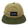 DESCENDANT ディセンダント 242HCDS-HT01 BOX 6PANEL ボックスロゴ パネル フラッグ 刺繍 キャップ カーキ系 F【新古品】【未使用】【中古】