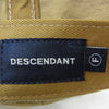 DESCENDANT ディセンダント 242HCDS-HT01 BOX 6PANEL ボックスロゴ パネル フラッグ 刺繍 キャップ カーキ系 F【新古品】【未使用】【中古】