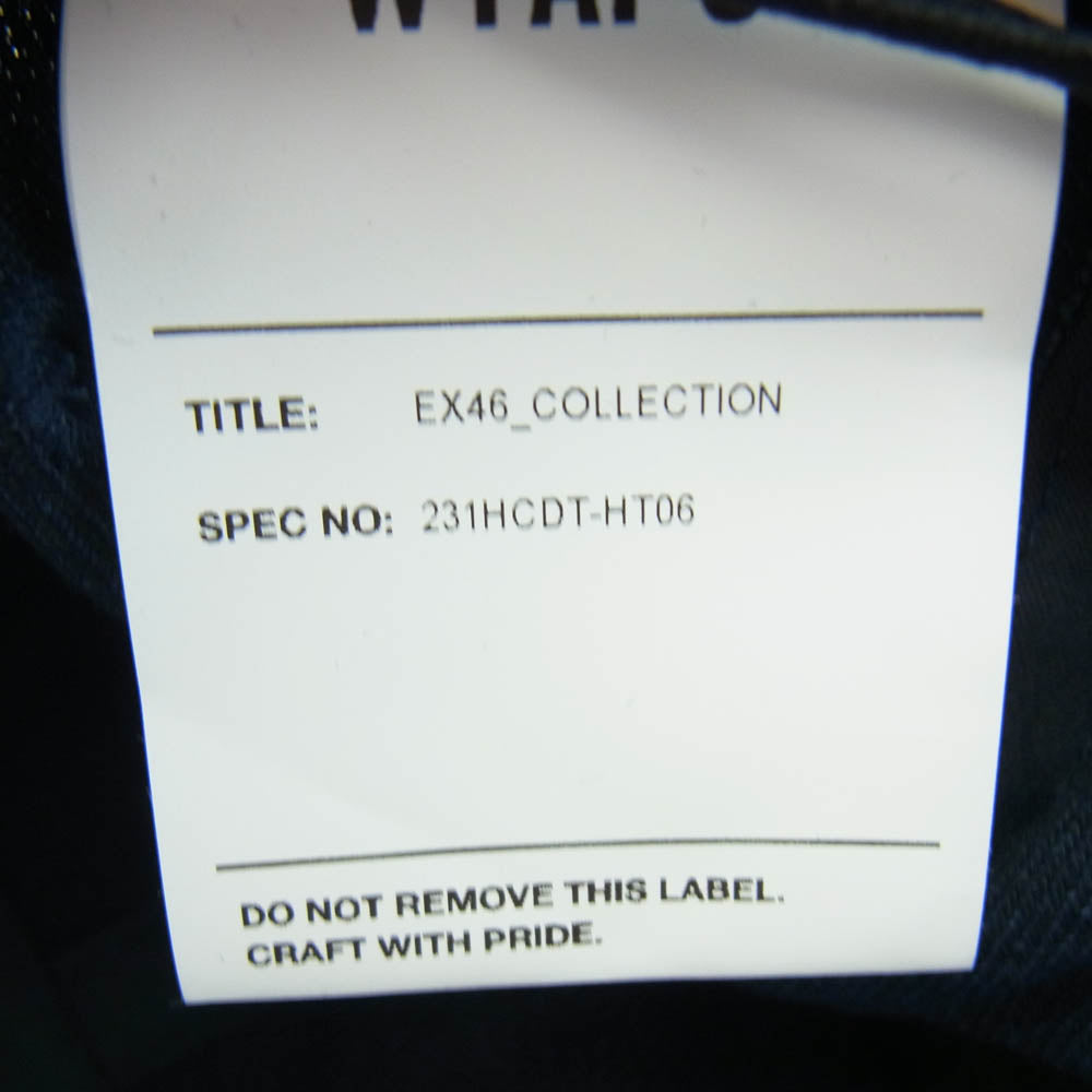 WTAPS ダブルタップス 23SS 231HCDT-HT06 T-5 02 Cap Cotton. Denim コットン デニム パネル キャップ 帽子 インディゴブルー系【新古品】【未使用】【中古】