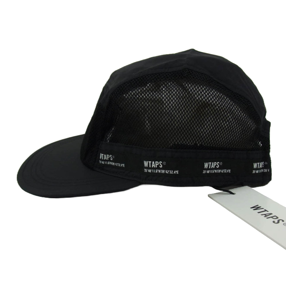 WTAPS ダブルタップス 22SS 221HCDT-HT10 NYLON TUSSAH ナイロン タッサー キャップ 帽子 ブラック系【新古品】【未使用】【中古】