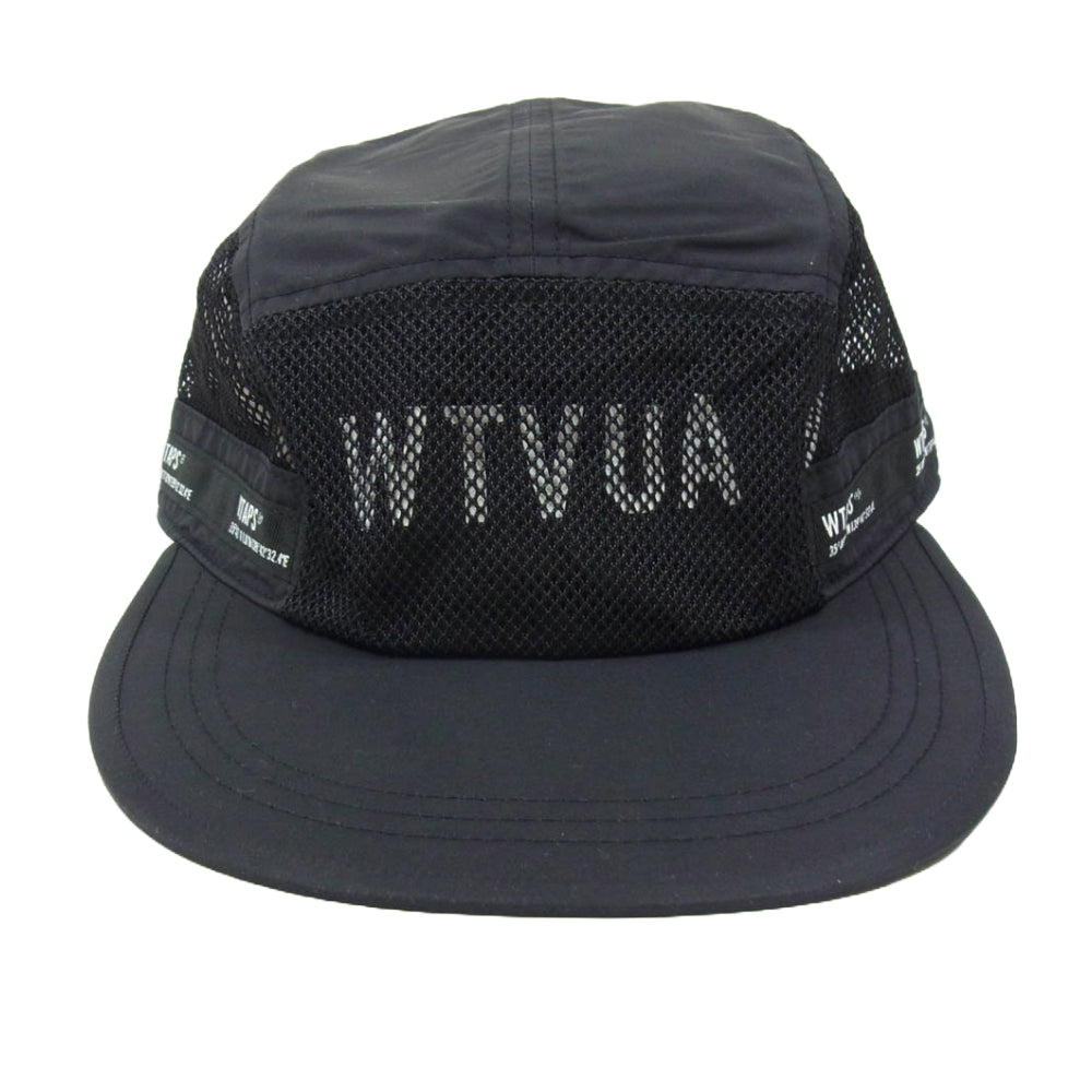 WTAPS ダブルタップス 22SS 221HCDT-HT10 NYLON TUSSAH ナイロン タッサー キャップ 帽子 ブラック系【新古品】【未使用】【中古】