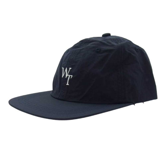 WTAPS ダブルタップス 23SS 231HCDT-HT03 T-6H 01 CAP .NYLON .TUSSAH ナイロン キャップ WT ロゴ ネイビー系【新古品】【未使用】【中古】