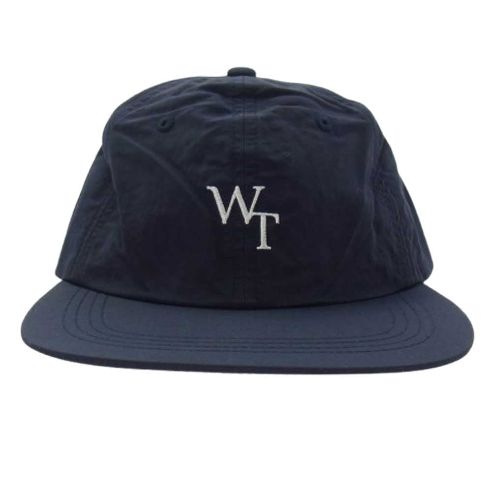 WTAPS ダブルタップス 23SS 231HCDT-HT03 T-6H 01 CAP .NYLON .TUSSAH ナイロン キャップ WT ロゴ ネイビー系【新古品】【未使用】【中古】