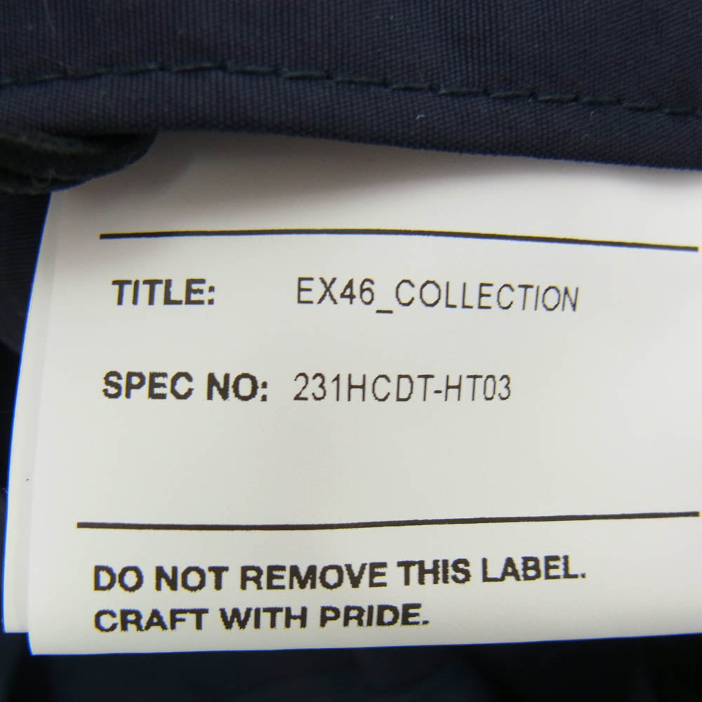 WTAPS ダブルタップス 23SS 231HCDT-HT03 T-6H 01 CAP .NYLON .TUSSAH ナイロン キャップ WT ロゴ ネイビー系【新古品】【未使用】【中古】