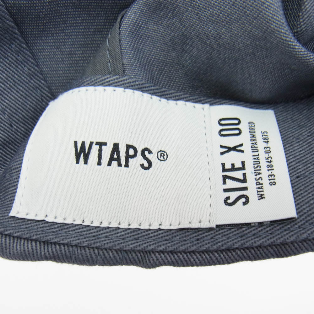 WTAPS ダブルタップス 21SS 211HCDT-HT07 T-6L 02 CAP COTTON. Twill コットン ツイル パネル キャップ 帽子 GRAY【新古品】【未使用】【中古】
