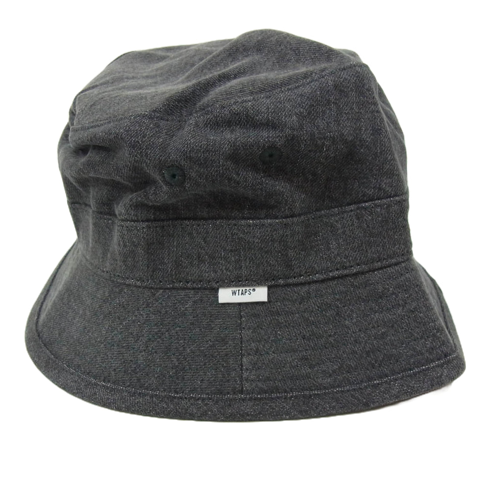 WTAPS ダブルタップス 21AW 212HCDT-HT19 EX43 BUCKET 02 COTTON DENIM コットン デニム バケットハット ブラック系 X04【新古品】【未使用】【中古】