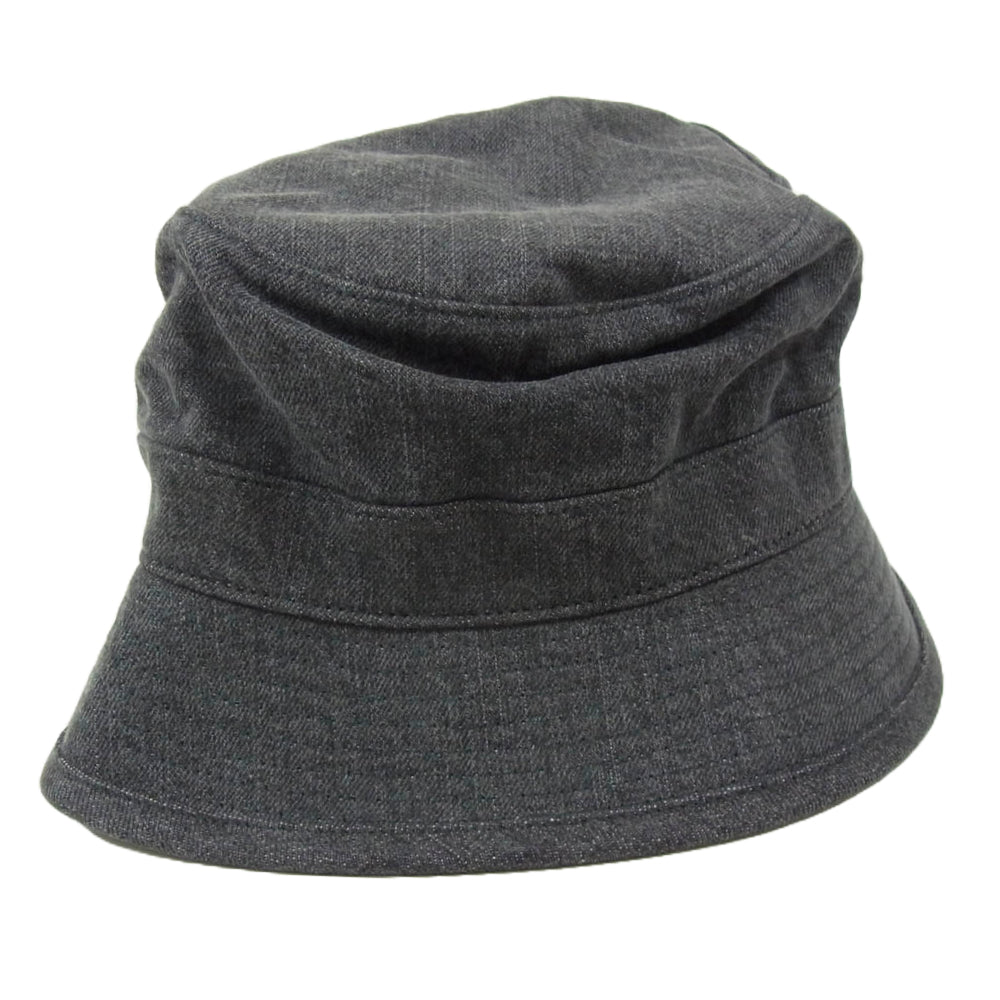 WTAPS ダブルタップス 21AW 212HCDT-HT19 EX43 BUCKET 02 COTTON DENIM コットン デニム バケットハット ブラック系 X04【新古品】【未使用】【中古】