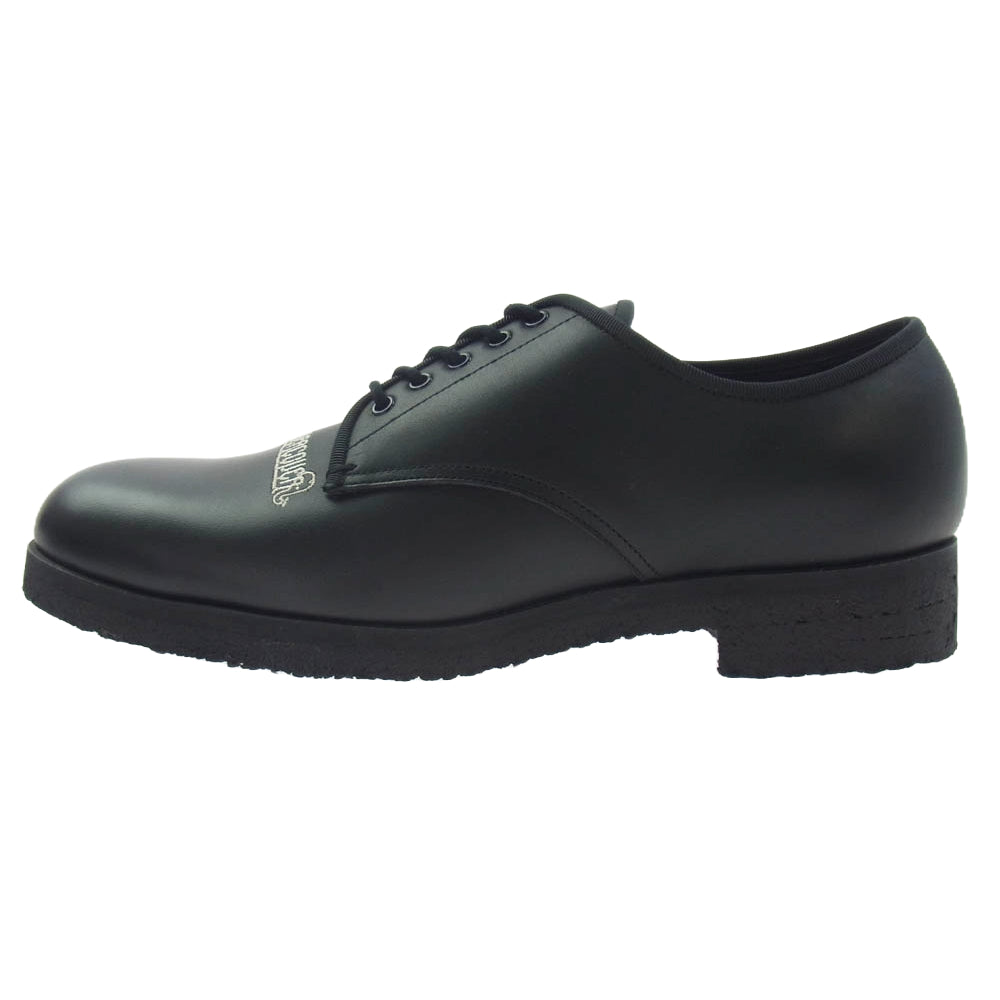 UNDERCOVER アンダーカバー JohnUNDERCOVER ロゴ入リドレスシューズ ブラック系 8【極上美品】【中古】