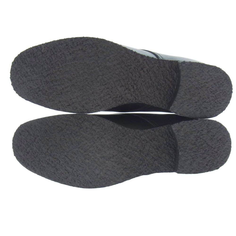 UNDERCOVER アンダーカバー JohnUNDERCOVER ロゴ入リドレスシューズ ブラック系 8【極上美品】【中古】