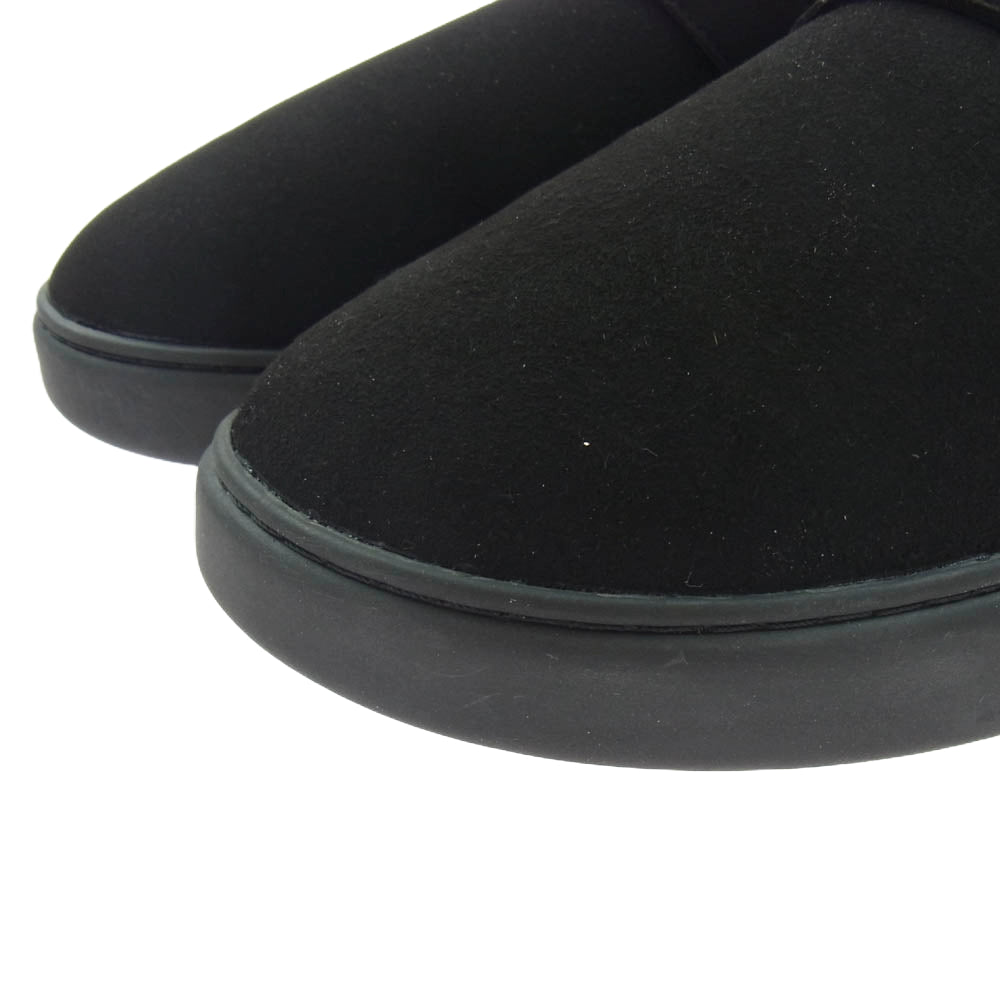 DESCENDANT ディセンダント × foot the coacher フットザコーチャー 242ASDS-FW01 ONE STRAP TRI-PAD シューズ ブラック系 6【極上美品】【中古】