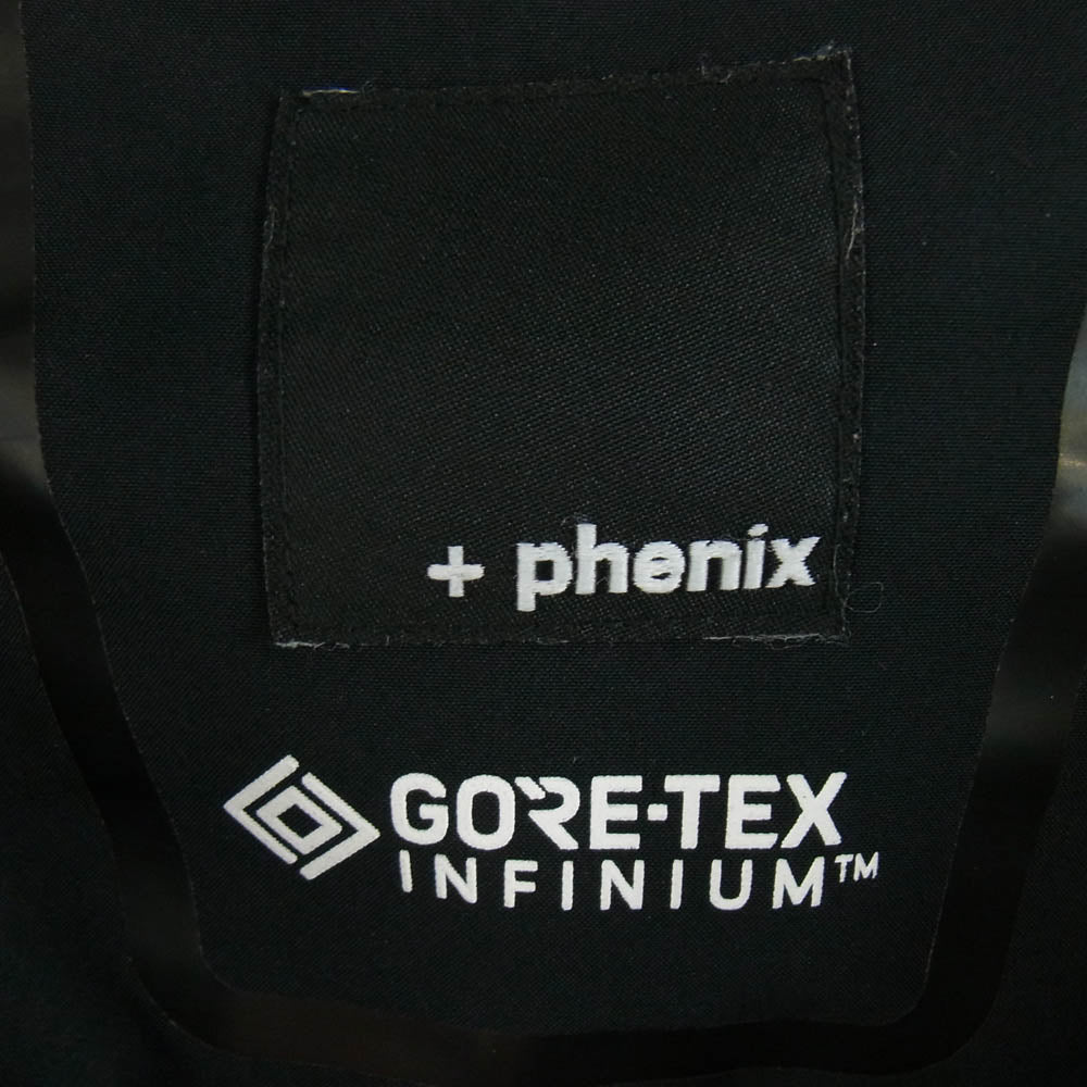 プラスフェニックス POO-21036 GORE-TEX INFINIUM down jacket WINDSTOPPER ゴアテックスインフィニアム ダウン ジャケット ブラック系 M【中古】