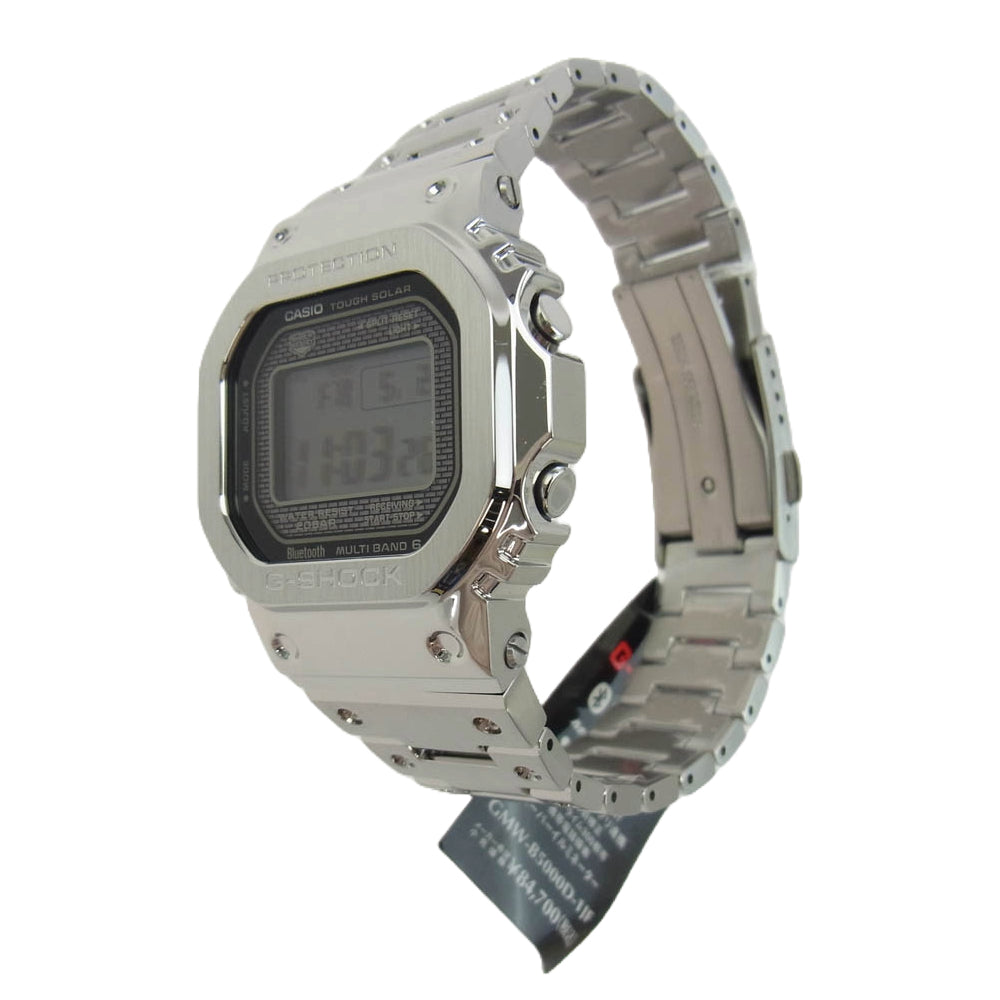 G-SHOCK ジーショック CASIO カシオ フルメタル GMW-B5000D-1JF 時計 ウォッチ シルバー系【新古品】【未使用】【中古】