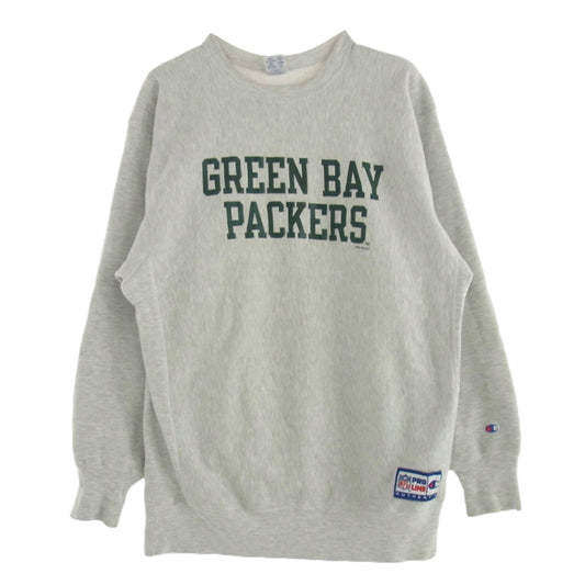 Champion チャンピオン 90年代 90s Champion Reverse Weave Sweat Shirt リバースウィーブ NFL GREEN BAY PACKERS スウェット グレー系 XXXL グレー系 XXXL【中古】