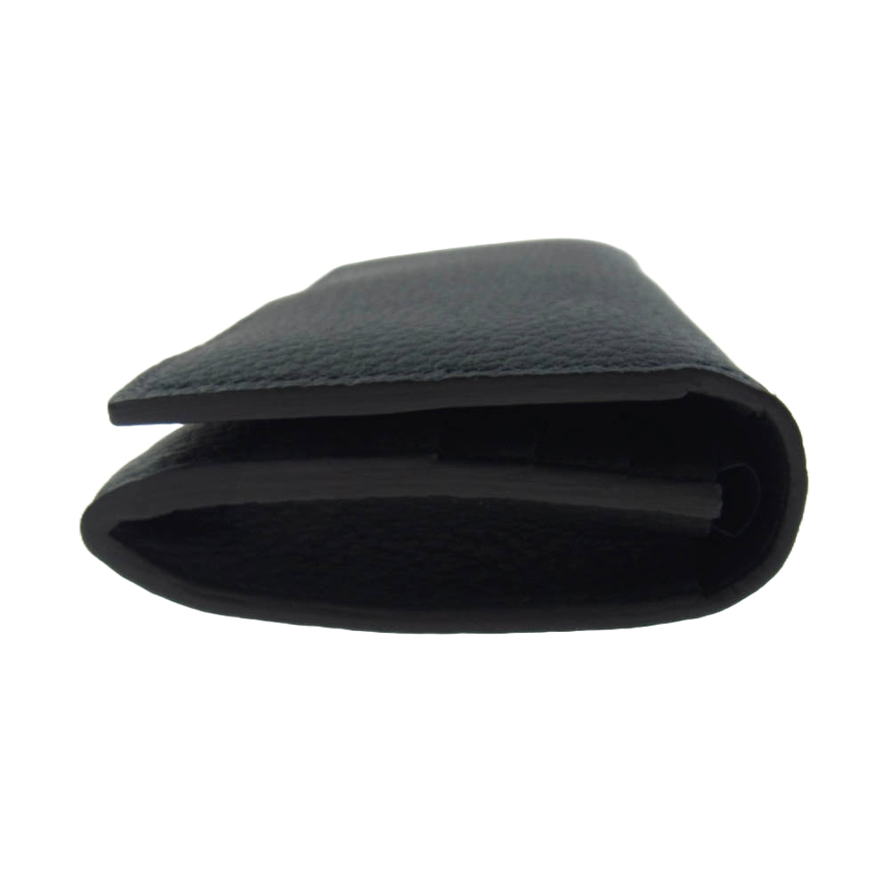MAISON TAKUYA メゾンタクヤ TT2 Wallet German Shrunken Calf Lamb  二つ折り レザー 財布 長財布 Black ブラック ブラック系【新古品】【未使用】【中古】