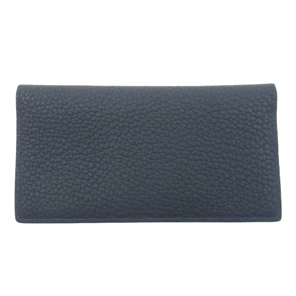 MAISON TAKUYA メゾンタクヤ MCC2 Multi CC Wallet  二つ折り レザー 財布 長財布 Midnight Blue ミッドナイトブルー ネイビー系【新古品】【未使用】【中古】