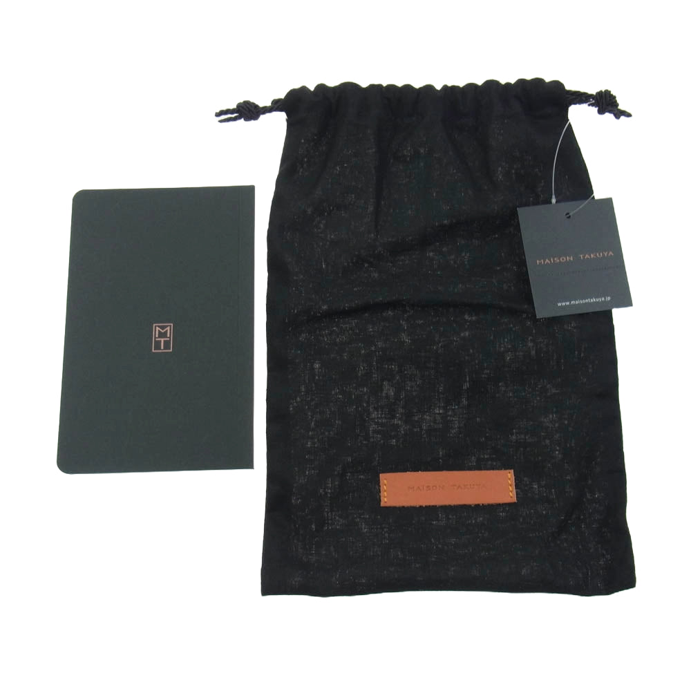MAISON TAKUYA メゾンタクヤ MCC2 Multi CC Wallet  二つ折り レザー 財布 長財布 Midnight Blue ミッドナイトブルー ネイビー系【新古品】【未使用】【中古】