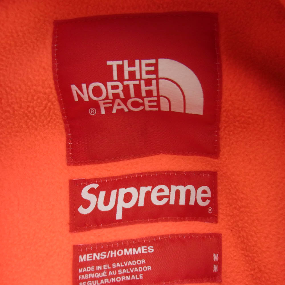 Supreme シュプリーム × THE NORTH FACE ノースフェイス 20SS NA719041 RTG FLEECE JACKET フリース ジャケット ピンク系 ブラック系 M【中古】
