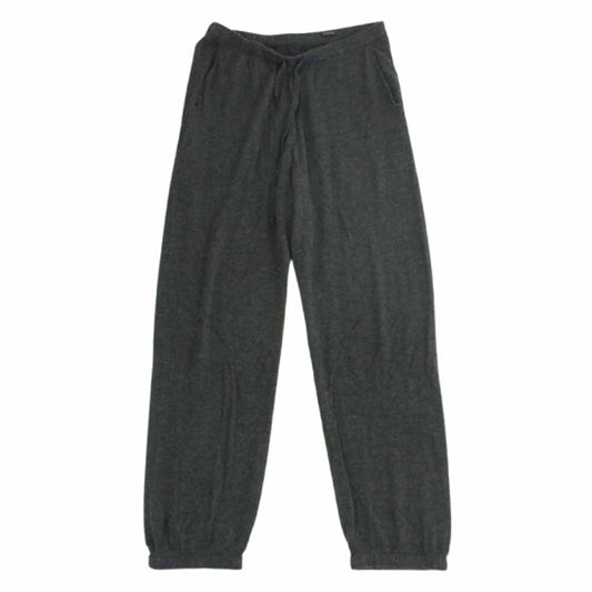 COMOLI コモリ 23SS X01-06006 カシミヤ シルク ニット パンツ グレー系 3【中古】