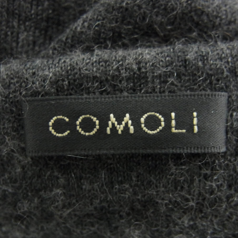 COMOLI コモリ 23SS X01-06006 カシミヤ シルク ニット パンツ グレー系 3【中古】