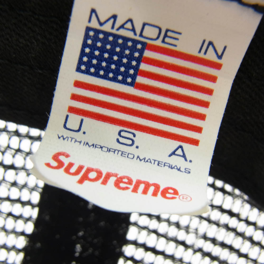 Supreme シュプリーム 22SS ANTI HERO Mesh Back 5-Panel Cap アンタイヒーロー メッシュ バック 5パネル キャップ ブラック系【中古】